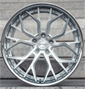 La Chanti LC-F2 Silber Chrom gefräst 20x9,5 5x4.72